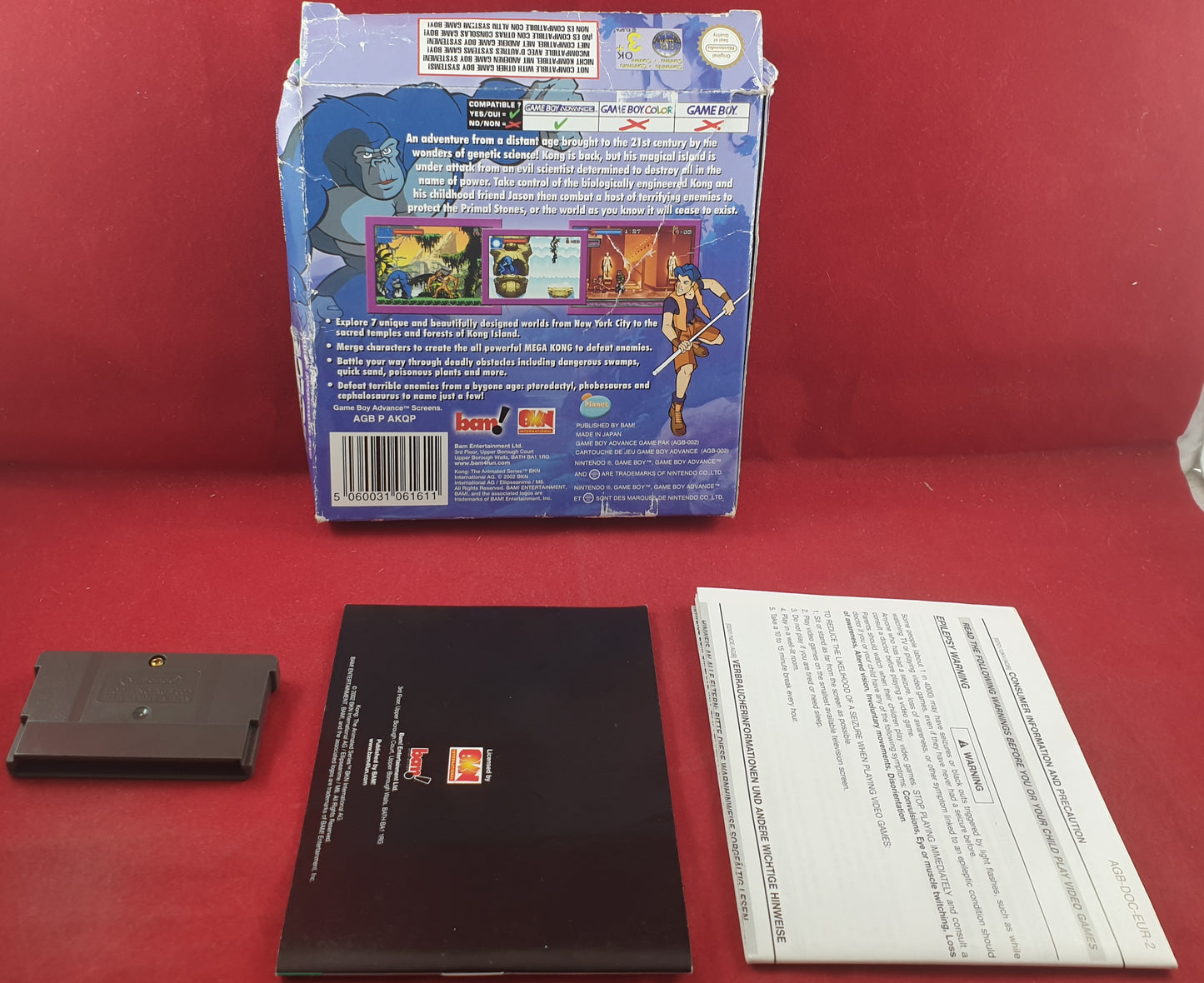 Kong the Animated Series Game Boy Advance Game