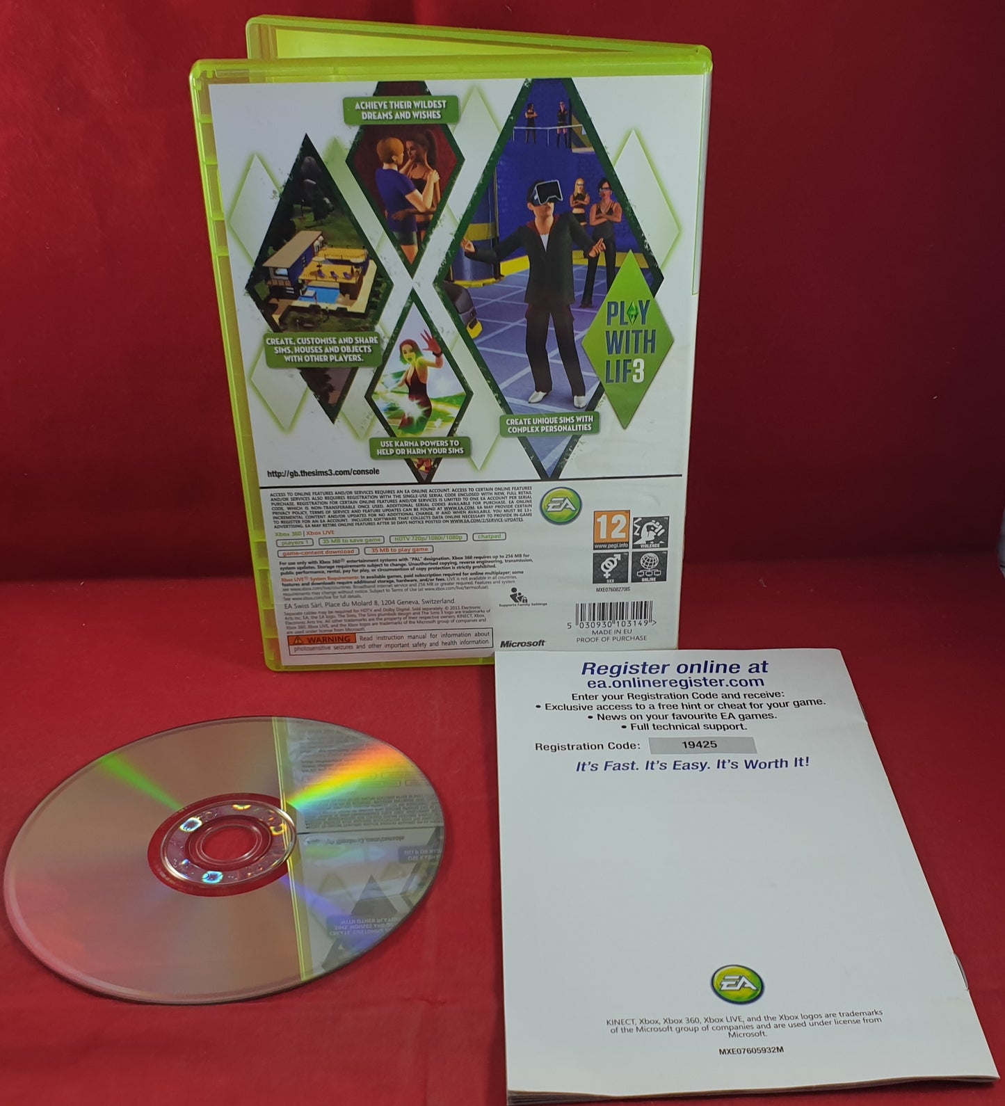 The Sims 3 Microsoft Xbox 360 Game