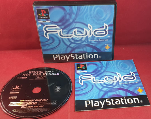 Fluid Ex Rental Version Sony Playstation 1 (PS1) Game