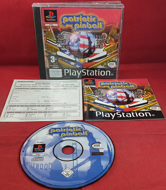 Patriotic Pinball Sony Playstation 1 (PS1) Game