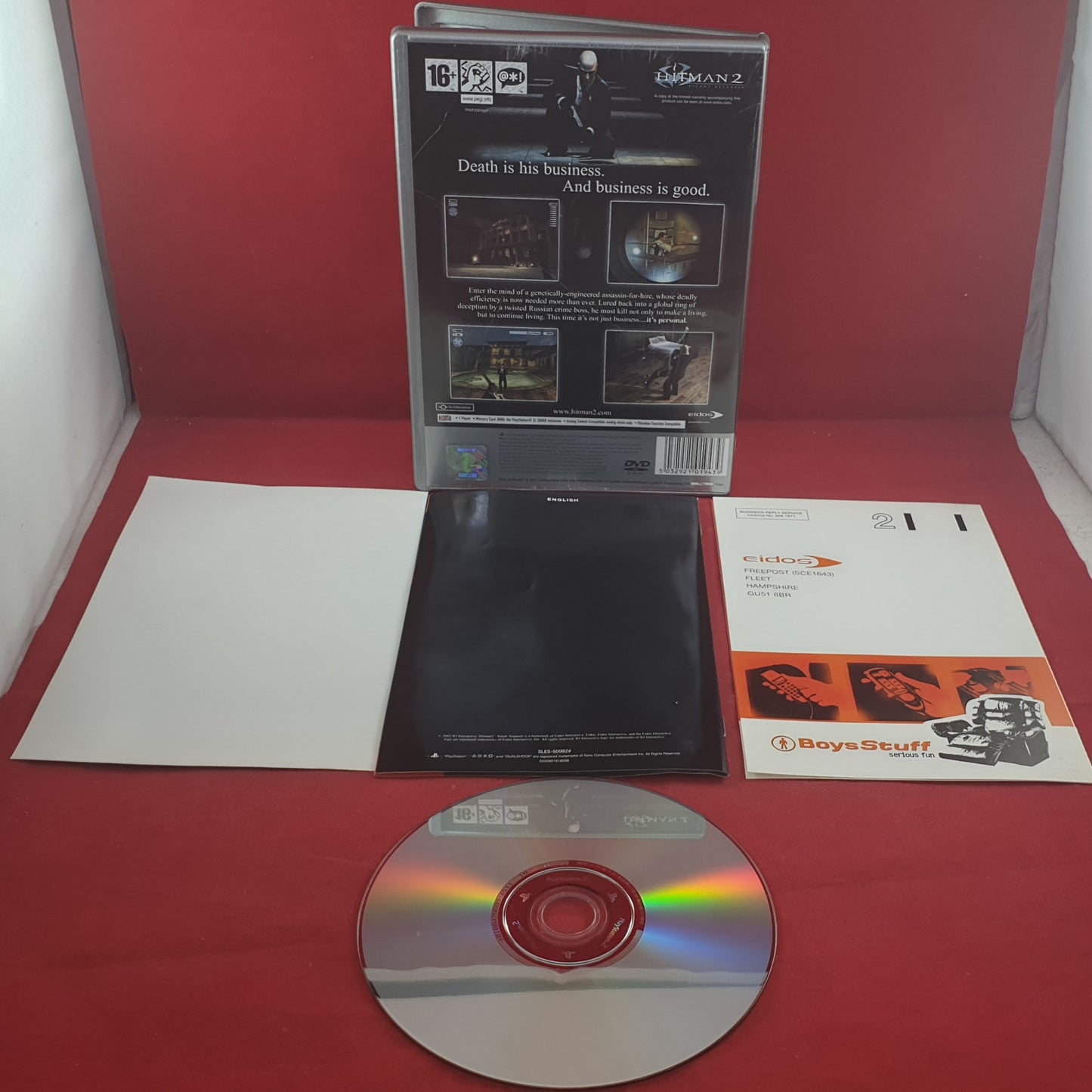 Hitman 2 Silent Assassin Platinum Sony Playstation 2 (PS2) Game Bundle