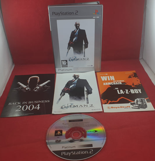 Hitman 2 Silent Assassin Platinum Sony Playstation 2 (PS2) Game Bundle