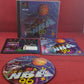 Total NBA 96 AKA NBA ShootOut with RARE Holographic Inlay and Stickers Sony Playstation 1 (PS1) Game