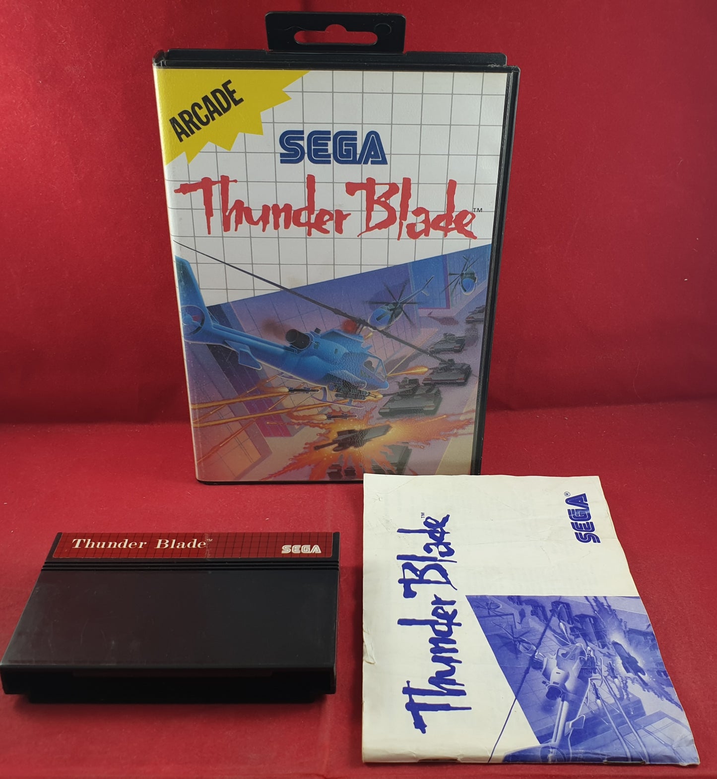 Thunder Blade Sega Master System Game