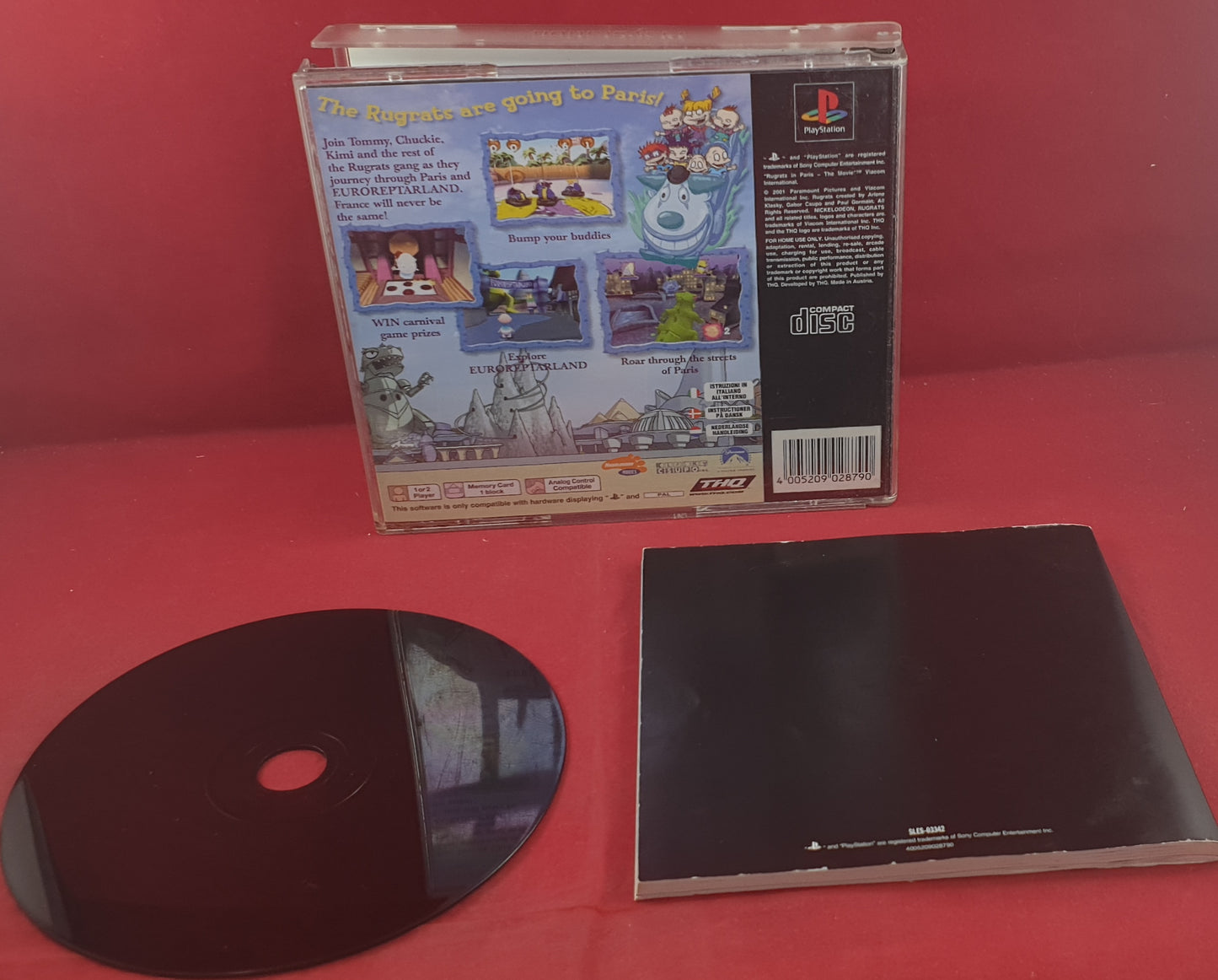 Rugrats in Paris the Movie Sony Playstation 1 (PS1) Game