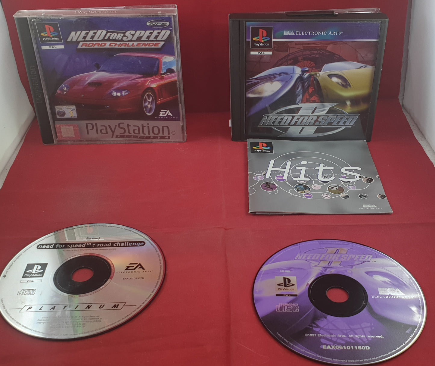 Need for Speed II & Road Challenge Sony Playstation 1 (PS1) Game Bundle