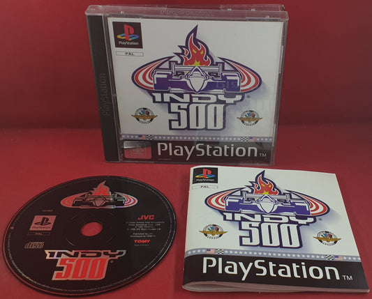 Indy 500 Sony Playstation 1 (PS1) RARE Game
