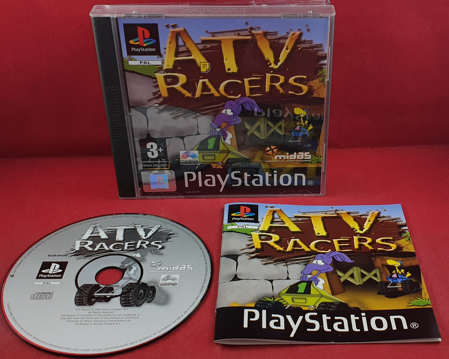 ATV Racers Sony Playstation 1 (PS1) Game