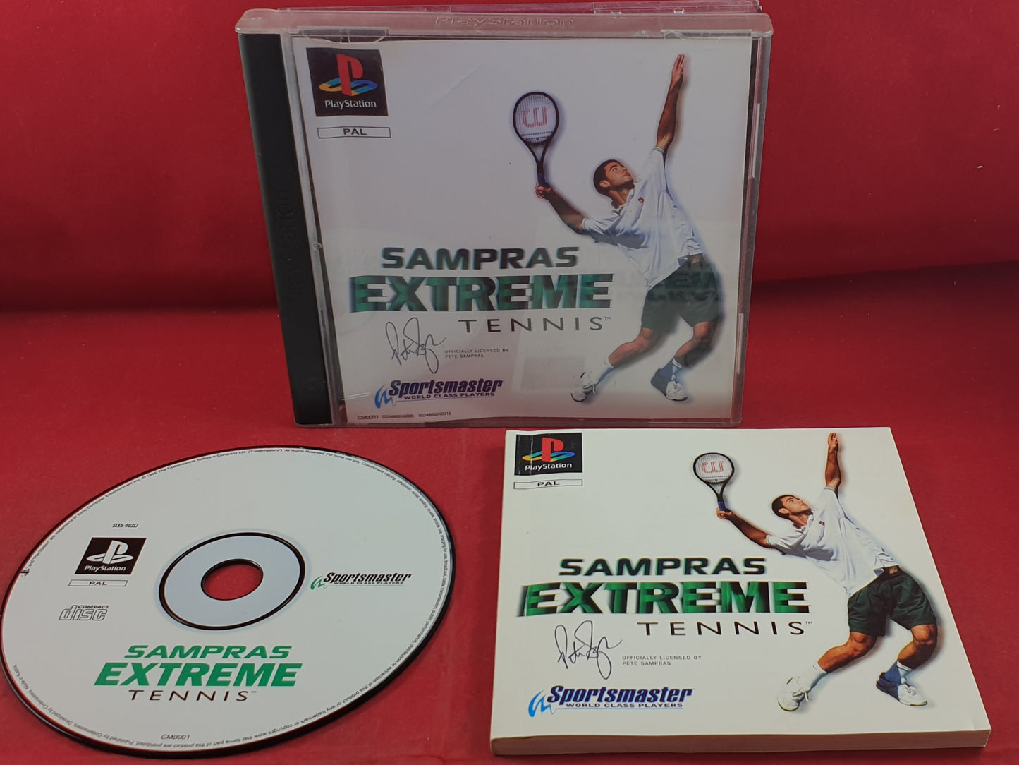 Sampras Extreme Tennis Sony Playstation 1 (PS1) Game Bundle