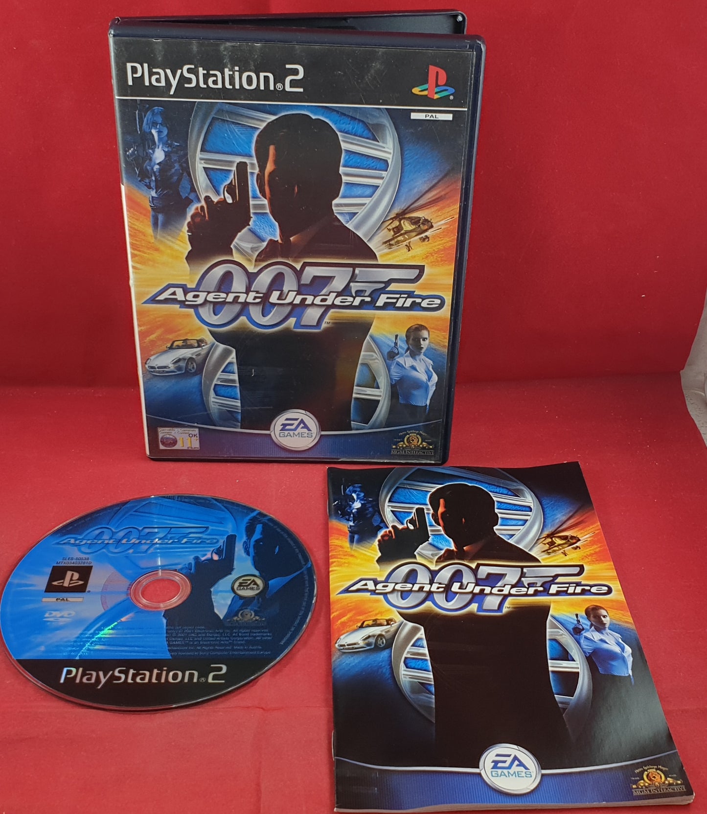 James Bond 007 Agent Under Fire Sony Playstation 2 (PS2) Game