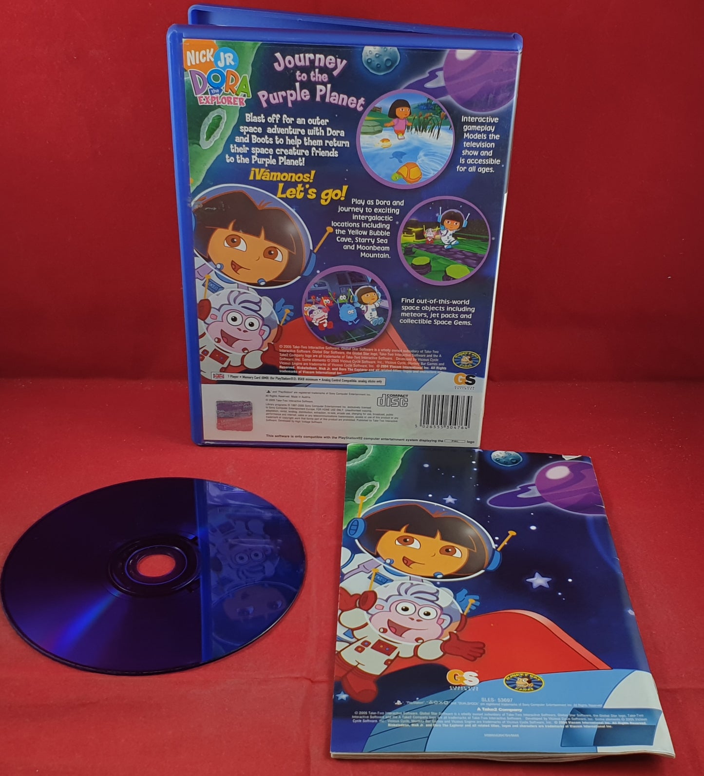 Dora the Explorer Journey to the Purple Planet Sony Playstation 2 (PS2) Game