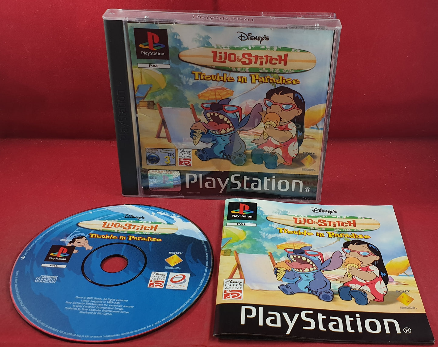 Lilo & Stitch Trouble in Paradise Black Label Sony Playstation 1 (PS1) –  Retro Gamer Heaven