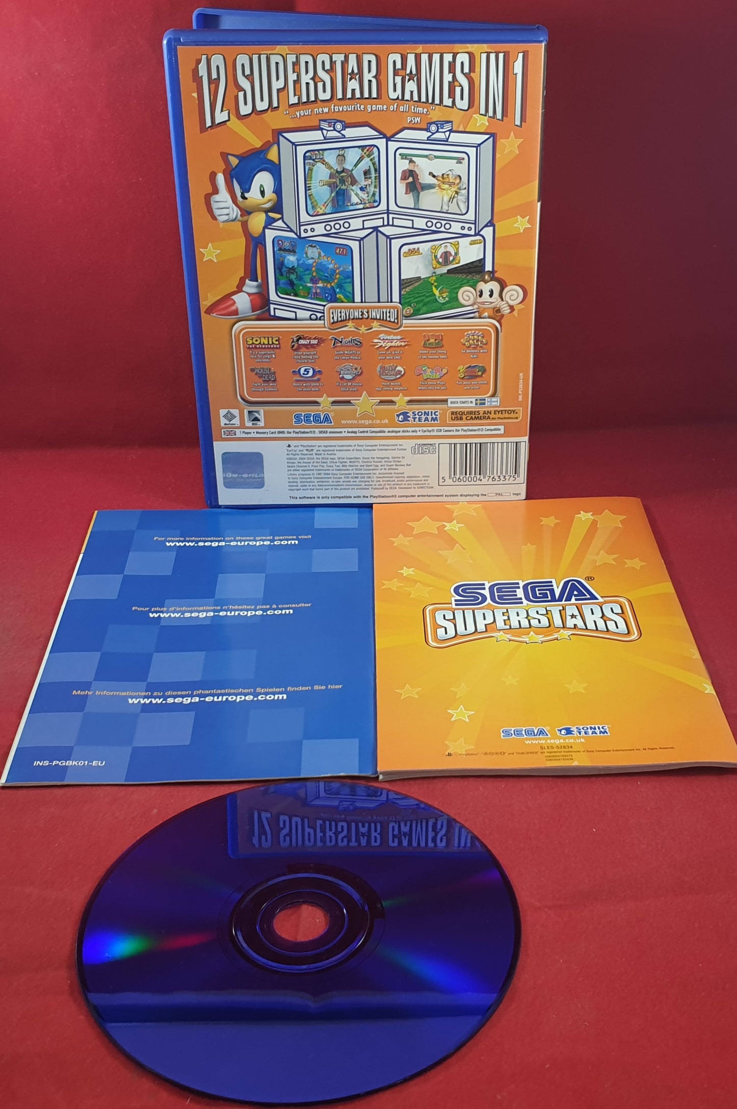 Sega Superstars Sony Playstation 2 (PS2) Game