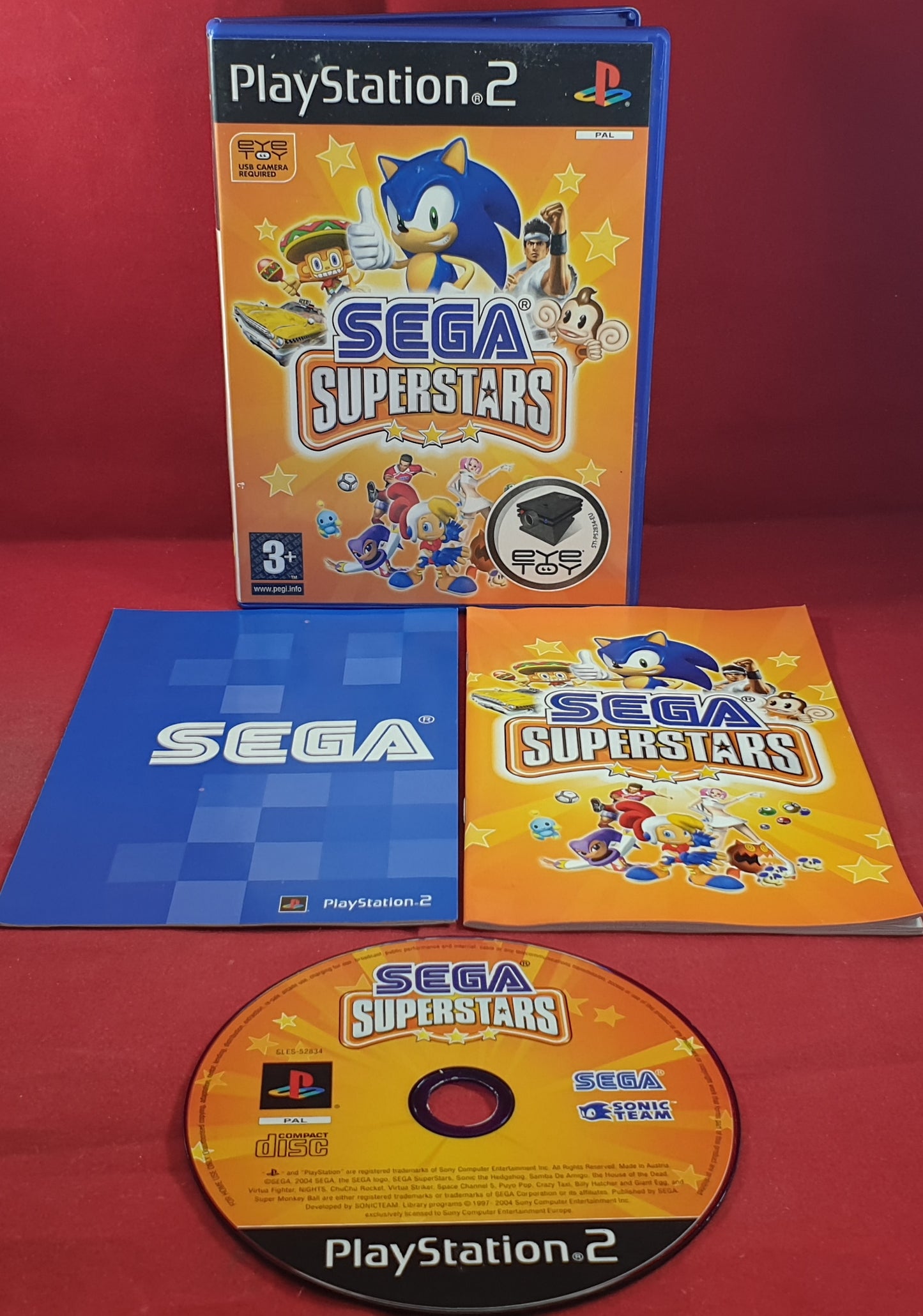 Sega Superstars Sony Playstation 2 (PS2) Game