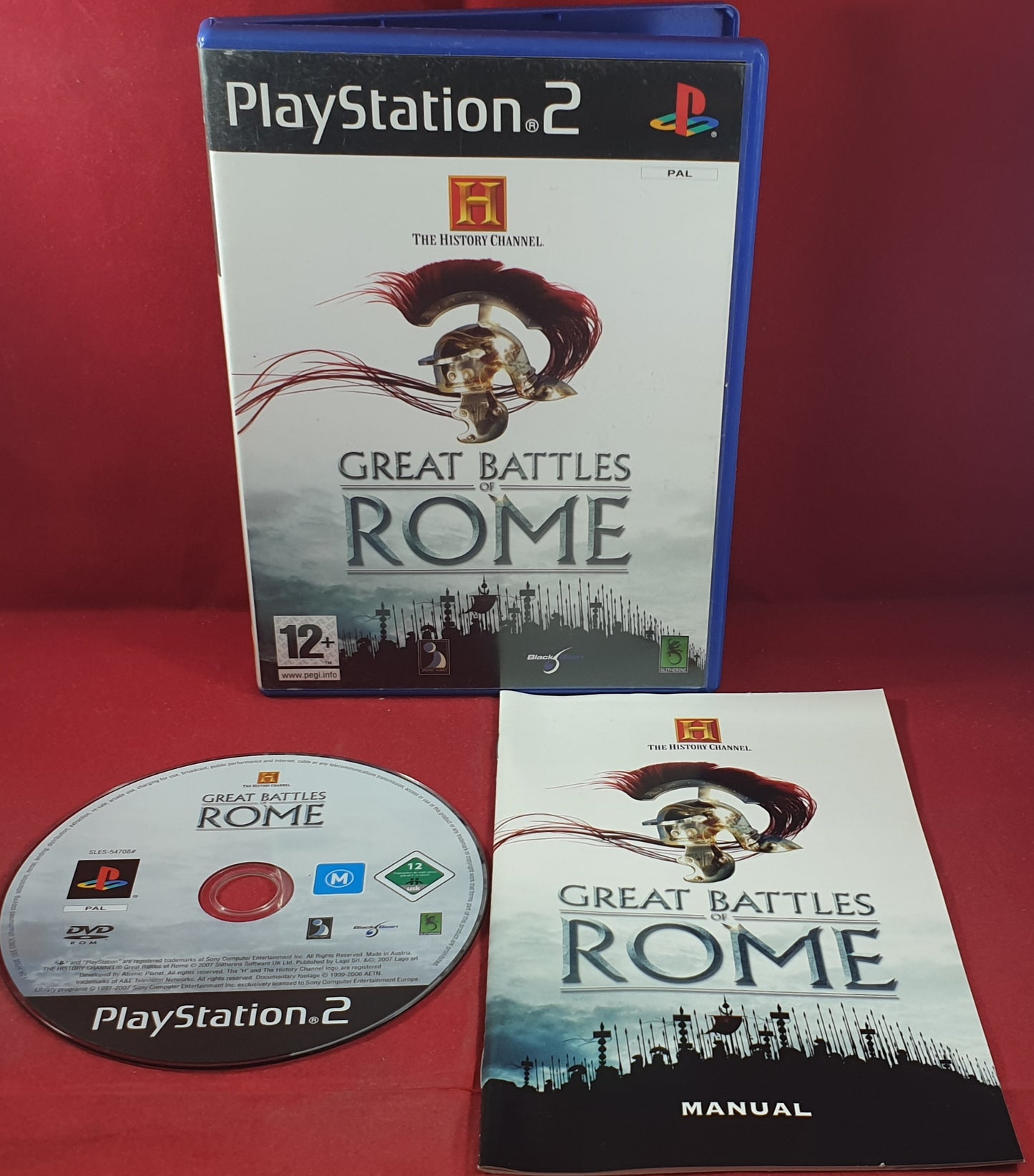 The History Channel Great Battles of Rome Sony Playstation 2 (PS2) Game