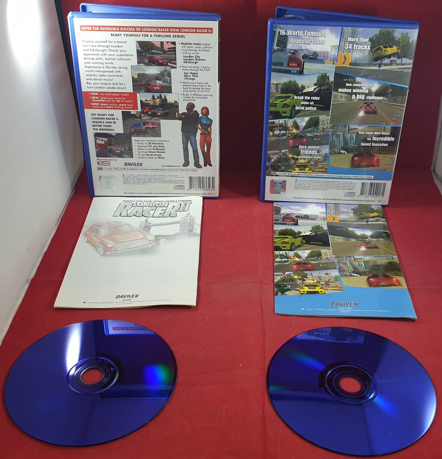 London Racer II & World Challenge Sony Playstation 2 (PS2) Game Bundle