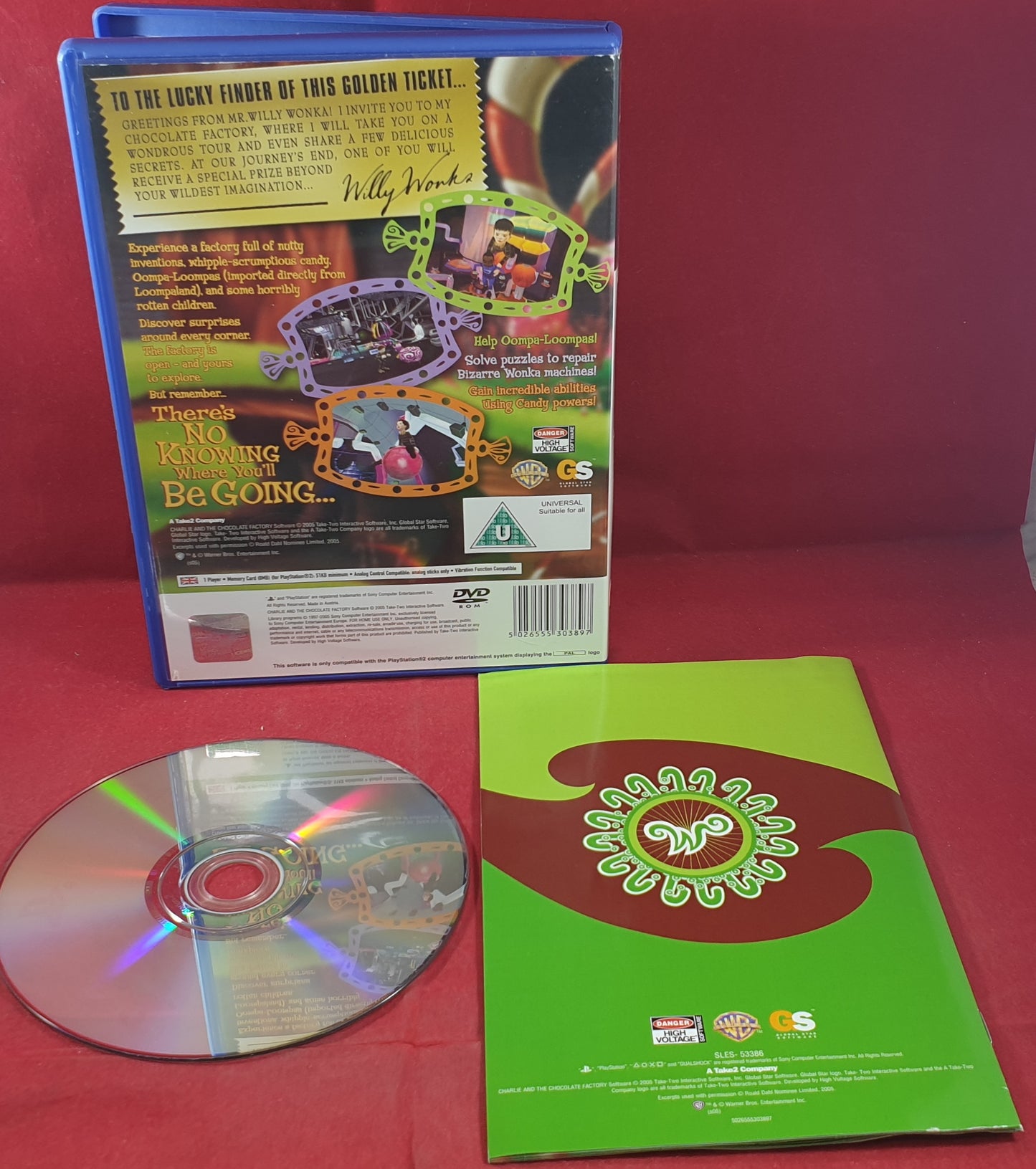 Charlie and the Chocolate Factory Sony Playstation 2 (PS2) Game