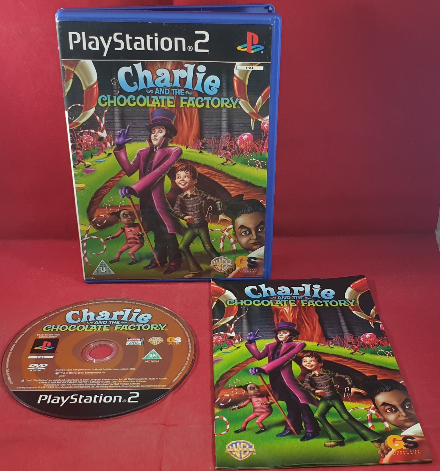 Charlie and the Chocolate Factory Sony Playstation 2 (PS2) Game