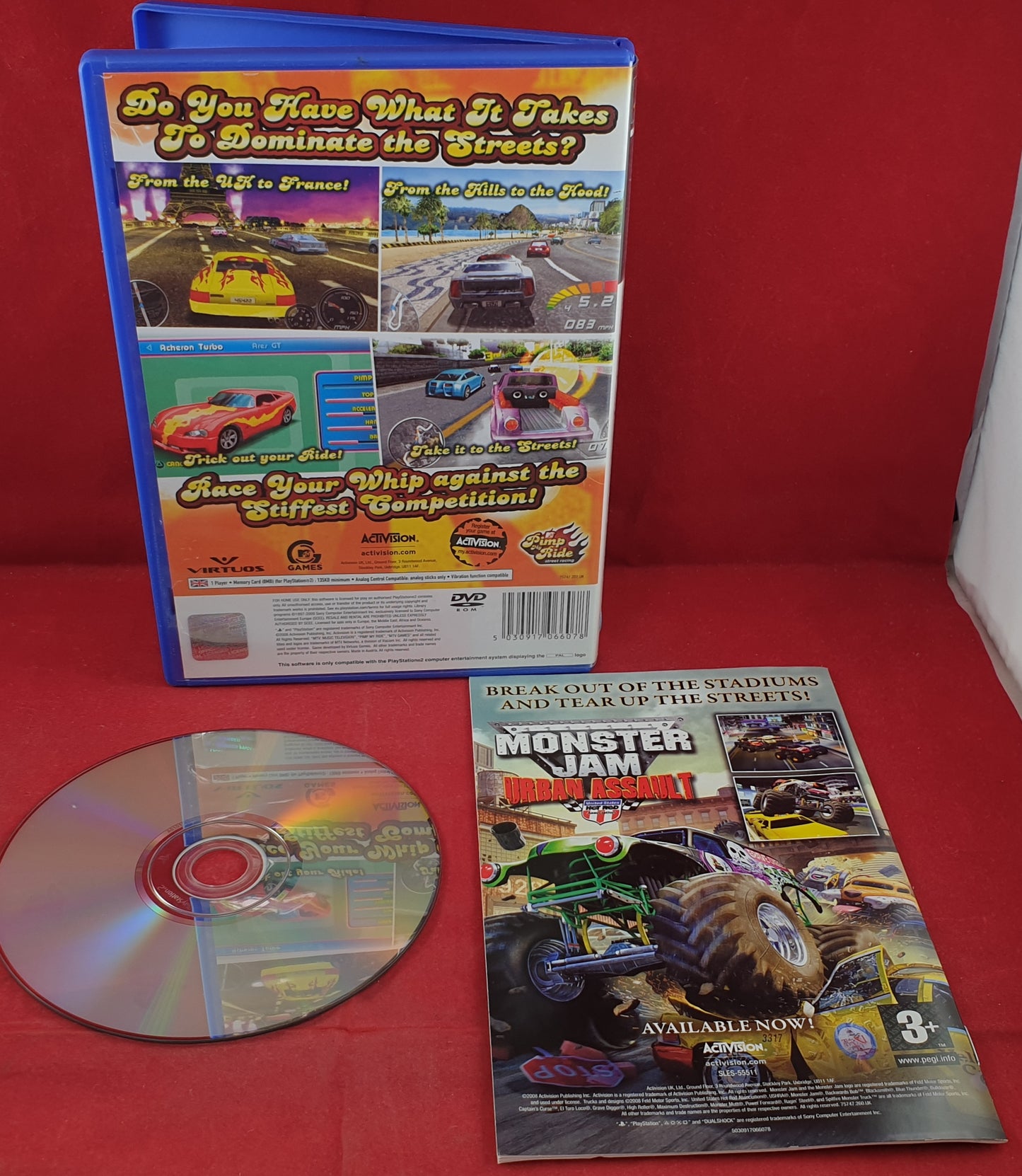 MTV Pimp My Ride Street Racing Sony Playstation 2 (PS2) Game