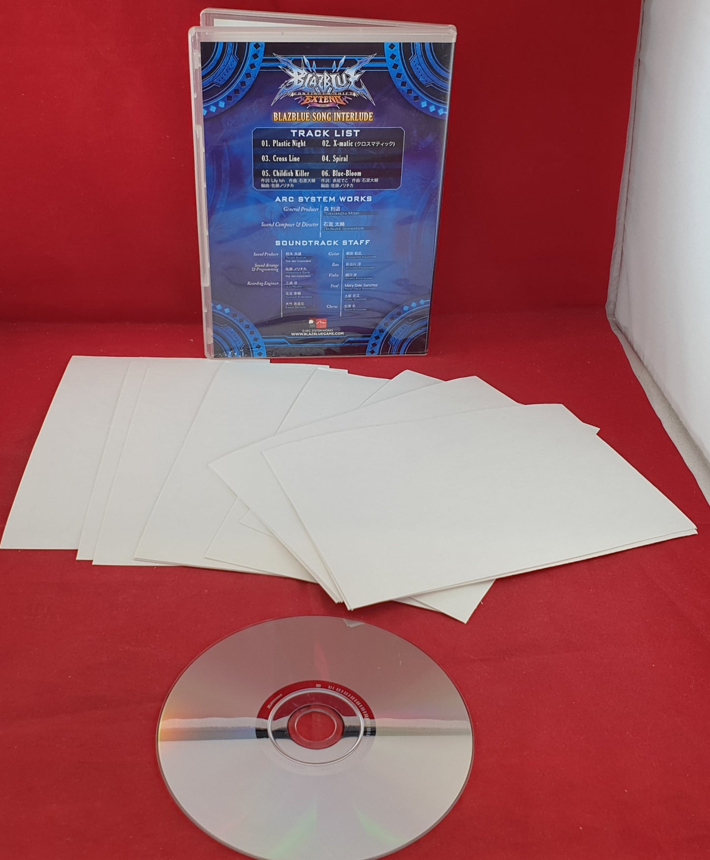 Blazblue Continuum Shift Extended Blazblue Song Interlude Audio CD