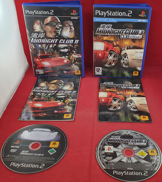 Midnight Club 2 & 3 Dub Edition Sony Playstation 2 (PS2) Game Bundle