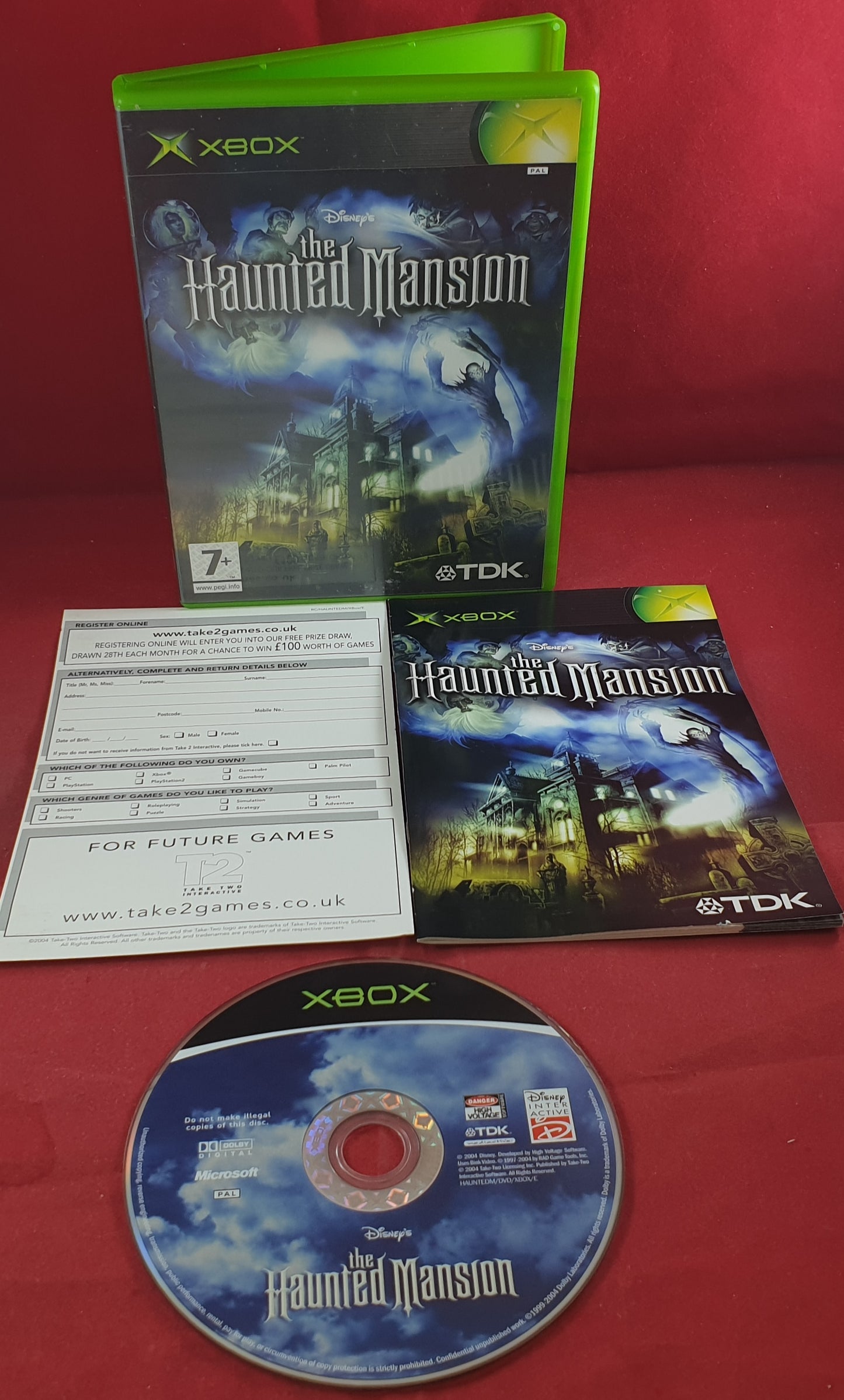 The Haunted Mansion Microsoft Xbox Game