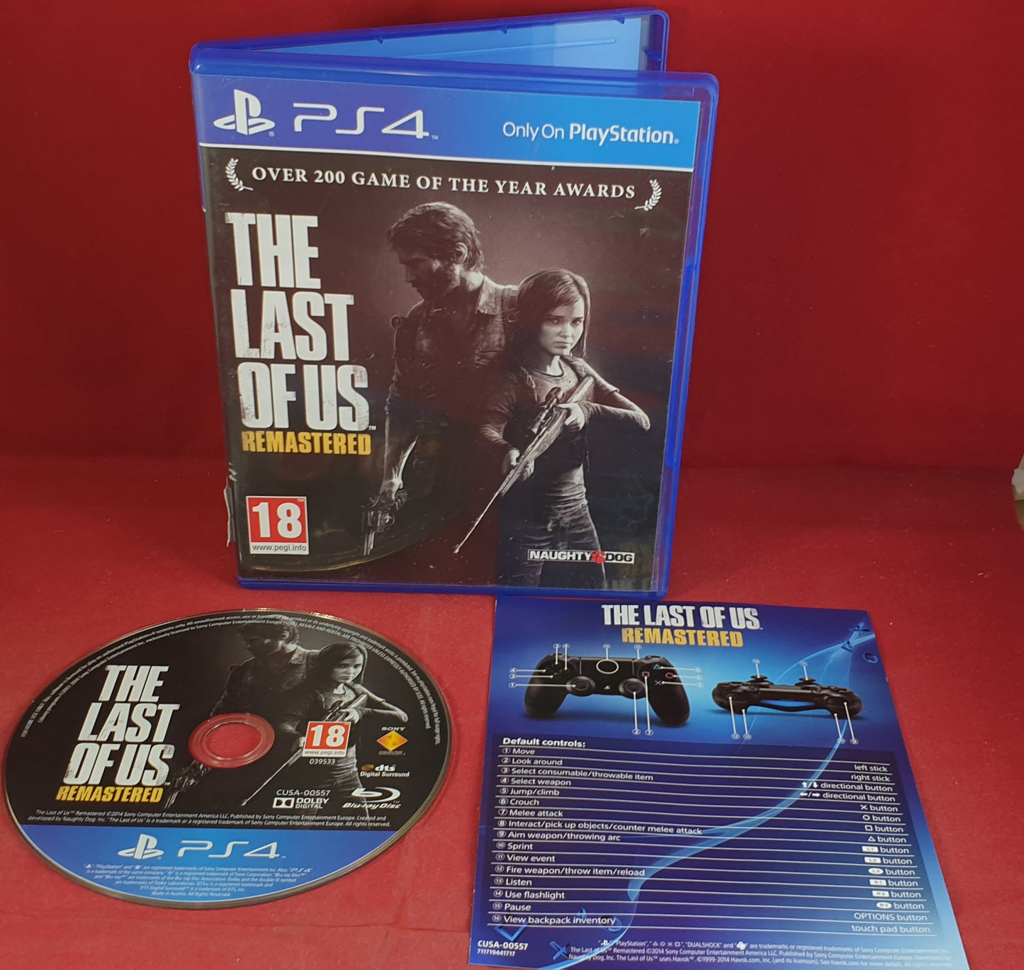 The Last of Us Remastered Sony Playstation 4 (PS4) Game