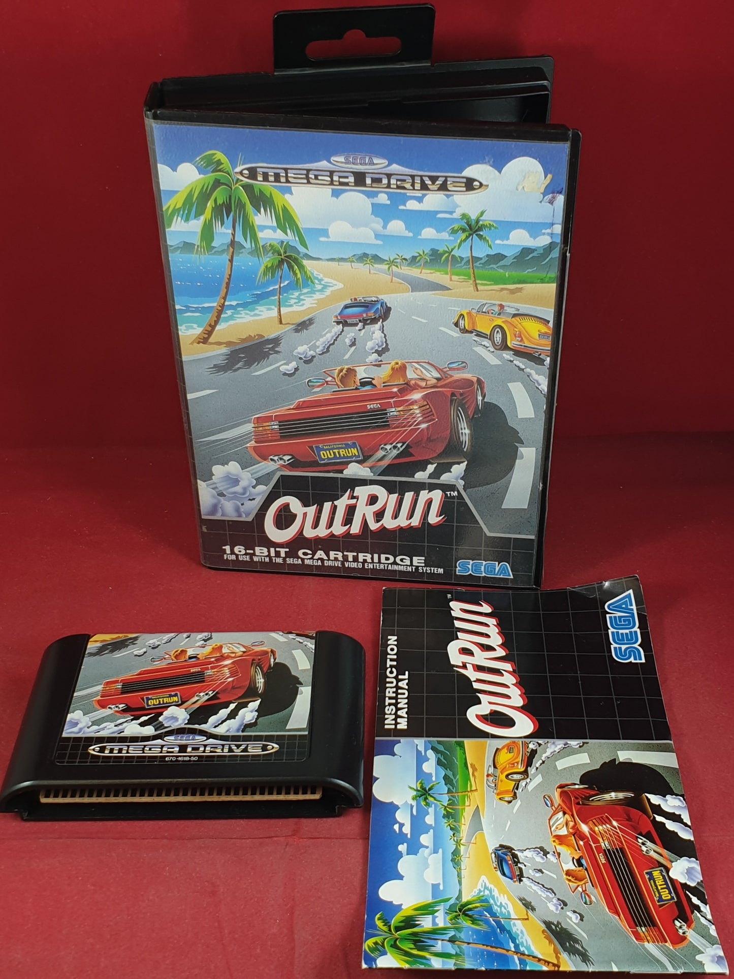 Outrun Sega Mega Drive Game