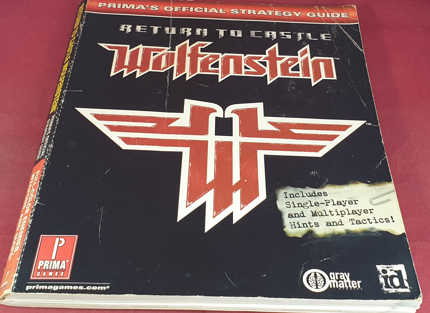 Return to Castle Wolfenstein Prima's Official Strategy Guide Book