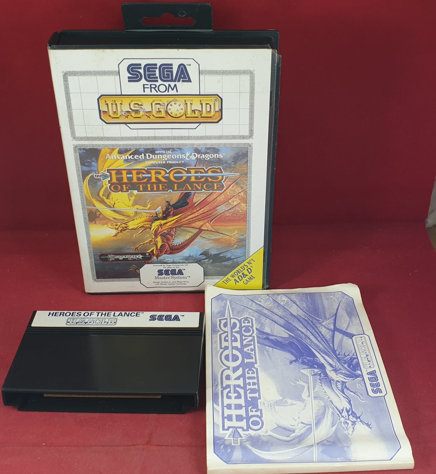 Heroes of the Lance Sega Master System Game