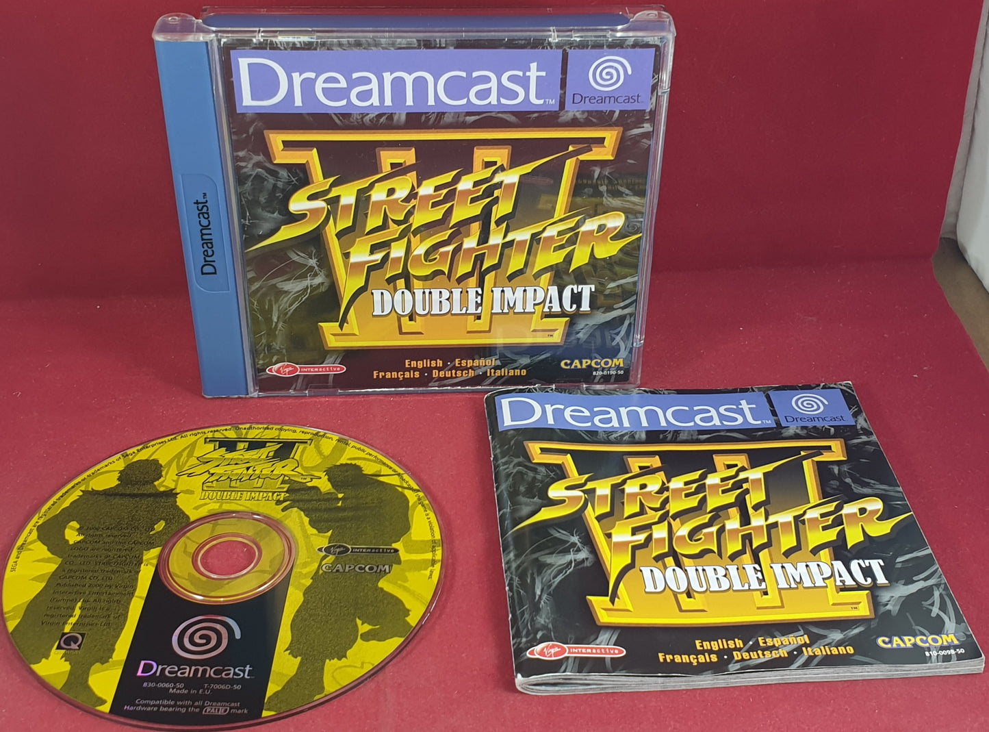 Street Fighter III Double Impact Sega Dreamcast Game