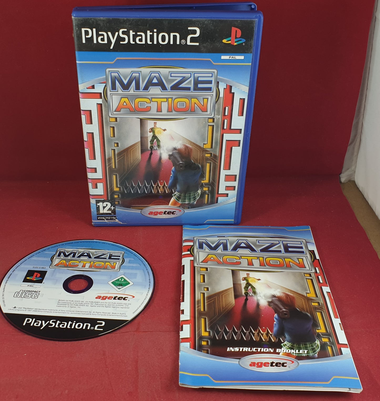 Maze Action Sony Playstation 2 (PS2) Game