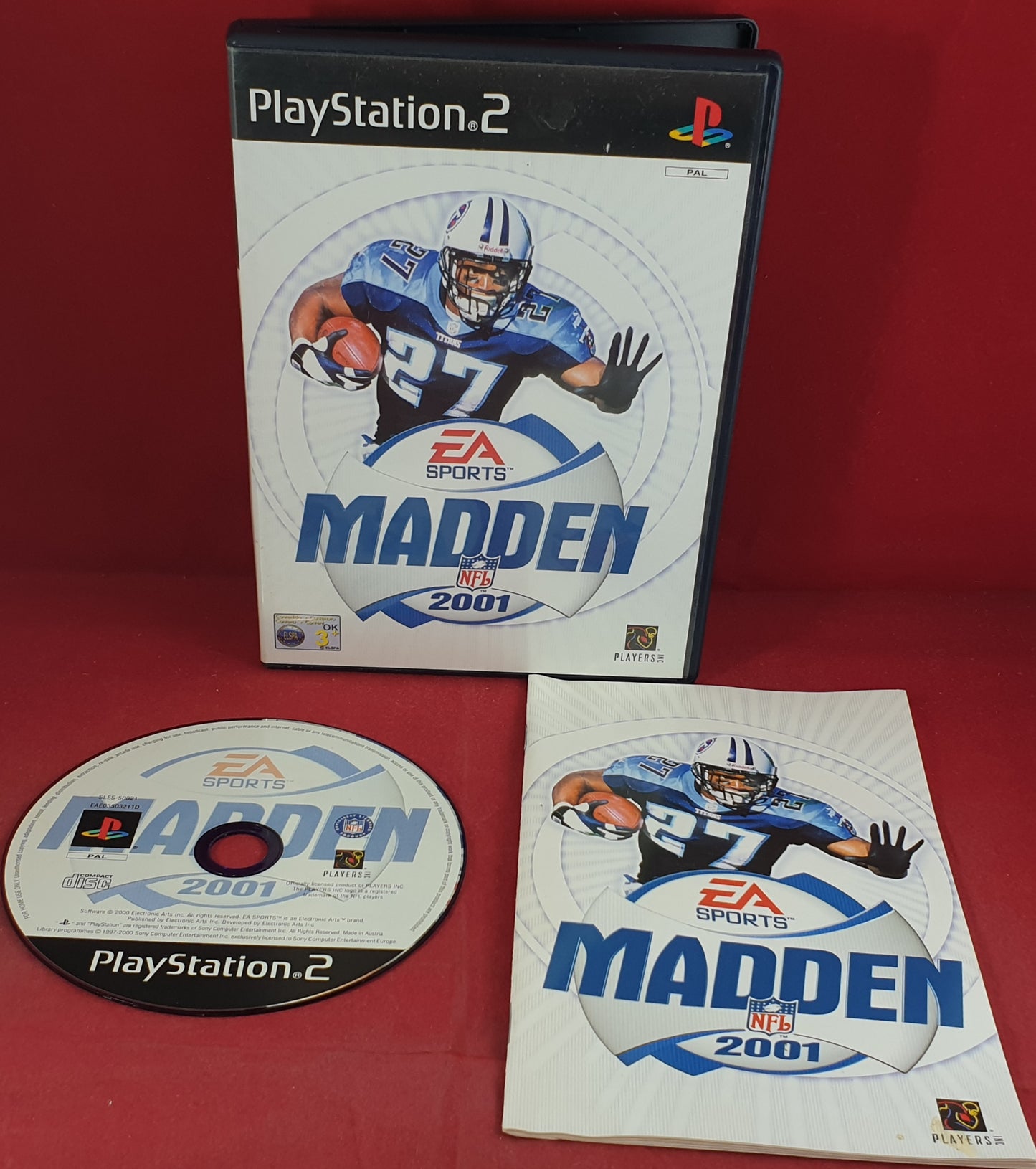 Madden NFL 2001 Sony Playstation 2 (PS2) Game