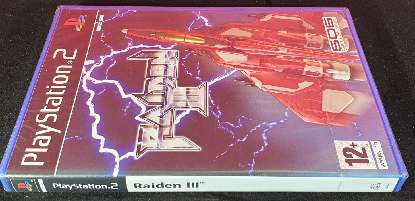 Brand New and Sealed Raiden III Sony Playstation 2 (PS2) Game