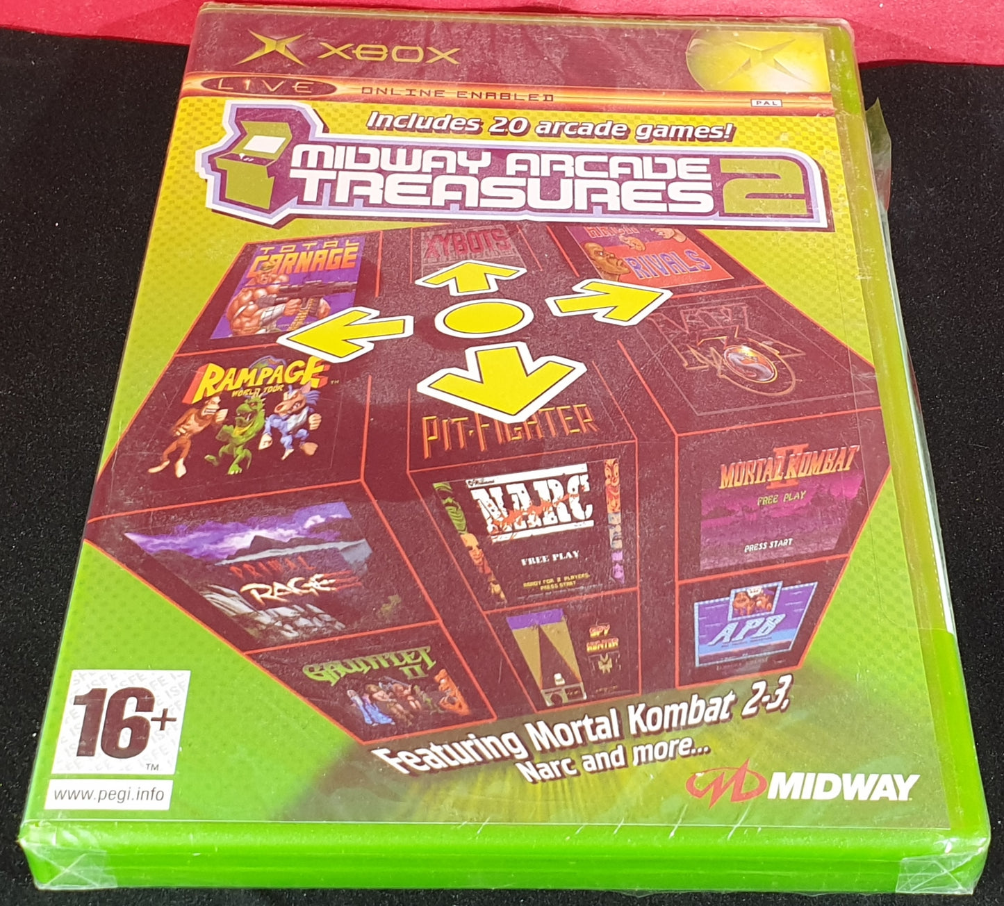 Brand New and Sealed Midway Arcade Treasures 2 Microsoft Xbox Game