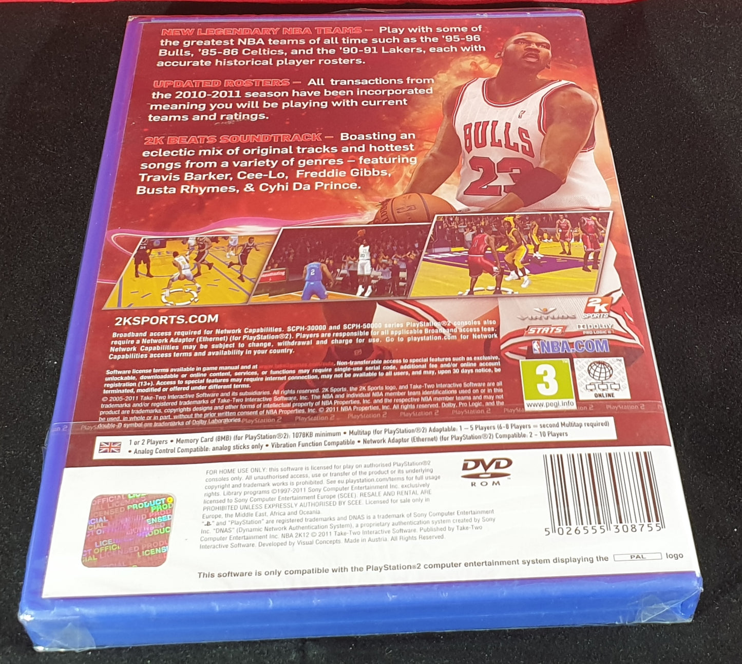 Brand New and Sealed NBA 2K12 Sony Playstation 2 (PS2) Game