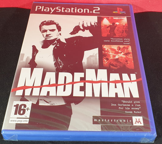Brand New and Sealed Made Man Sony Playstation 2 (PS2) Game