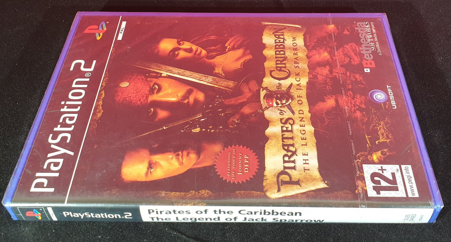 Brand New and Sealed Pirates of the Caribbean the Legend of Jack Sparrow Sony Playstation 2 (PS2) Game