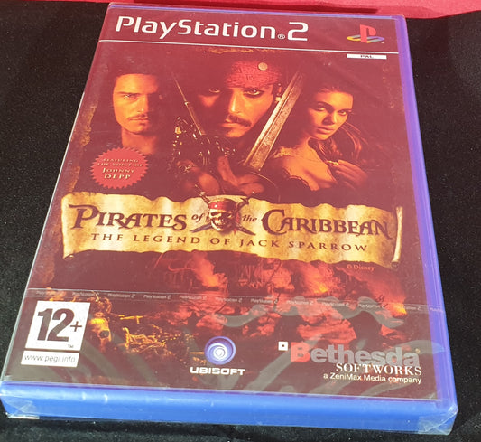 Brand New and Sealed Pirates of the Caribbean the Legend of Jack Sparrow Sony Playstation 2 (PS2) Game