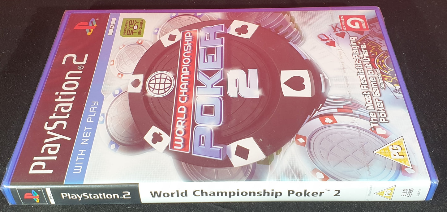 Brand New and Sealed World Championship Poker 2 Sony Playstation 2 (PS2) Game