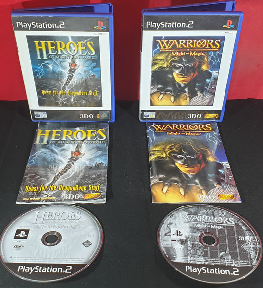 Heroes & Warriors of Might and Magic Sony Playstation 2 (PS2) Game Bundle