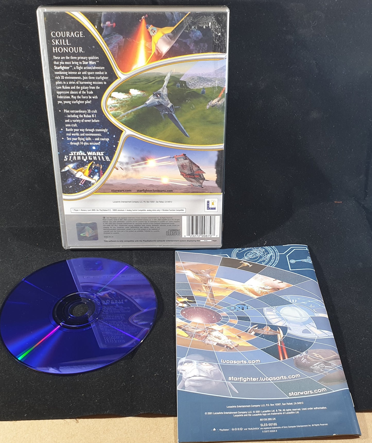 Star Wars Starfighter Platinum Sony Playstation 2 (PS2) Game