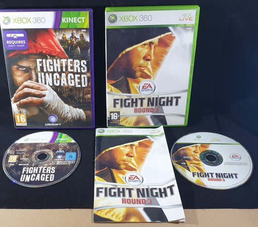 Fighters Uncaged & Fight Night Round 3 Microsoft Xbox 360 Game Bundle