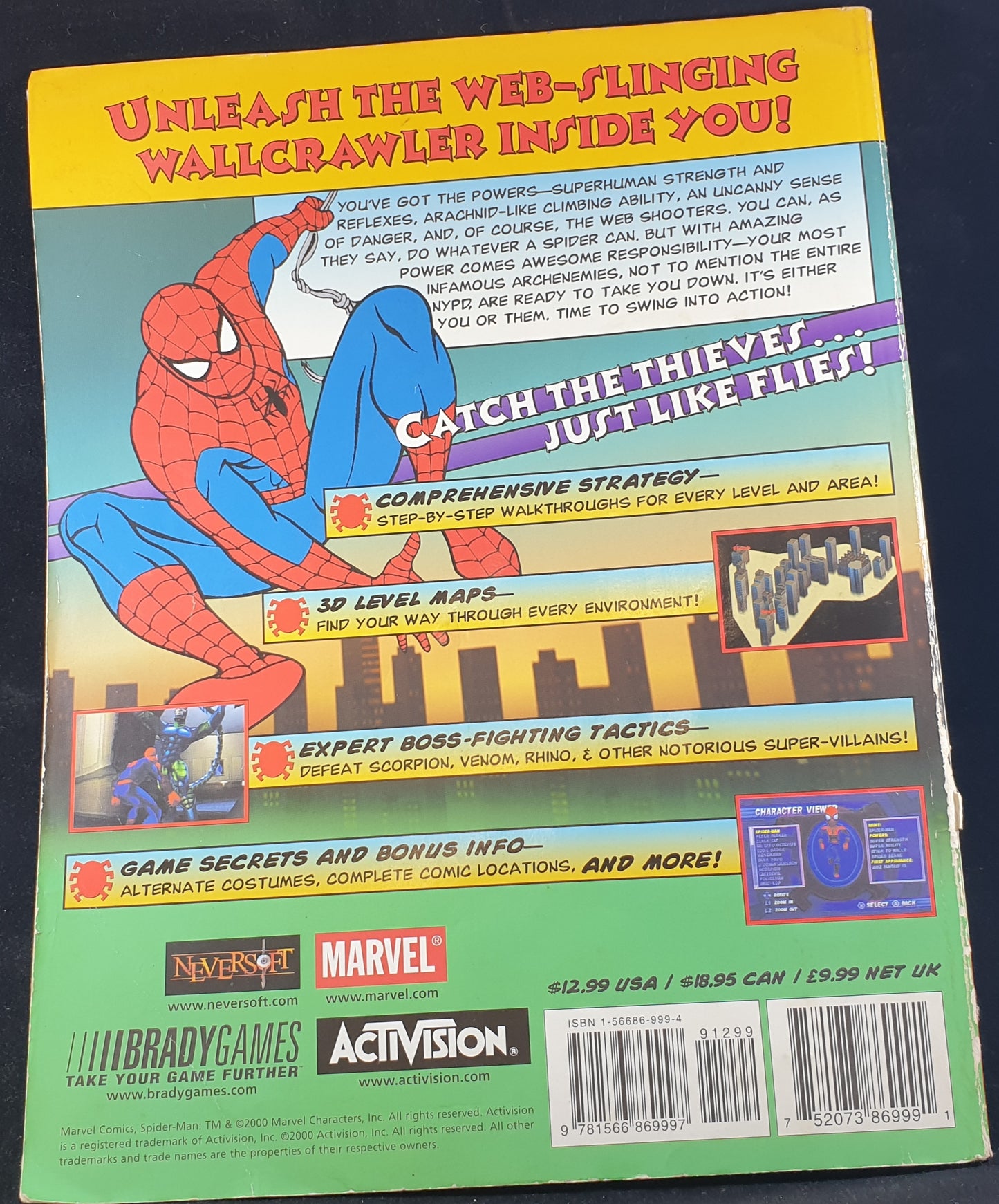 Spider-Man Official Strategy Guide Book