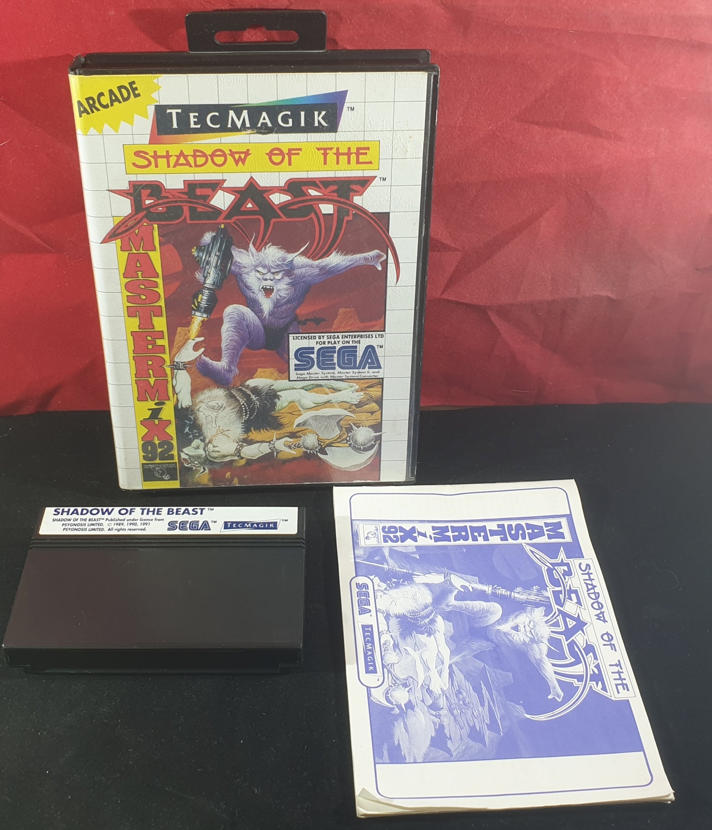 Shadow of the Beast Sega Master System Game