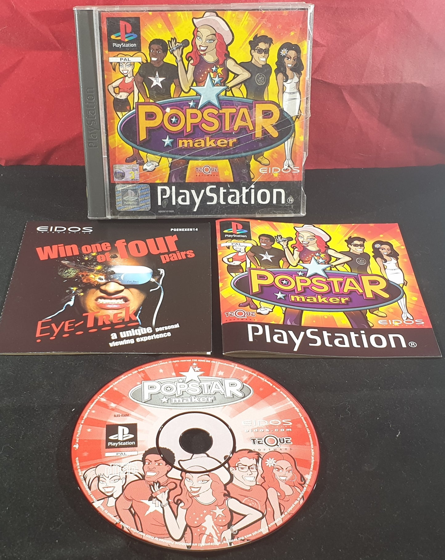 Popstar Maker Sony Playstation 1 (PS1) Game
