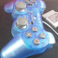 Crystal Blue Official Sony Playstation 1 (PS1) Made in Korea Dual Shock Controller Accessory