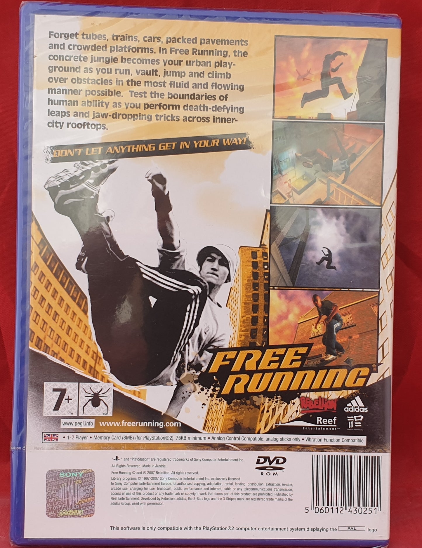 Brand New and Sealed Free Running Sony Playstation 2 (PS2) Game