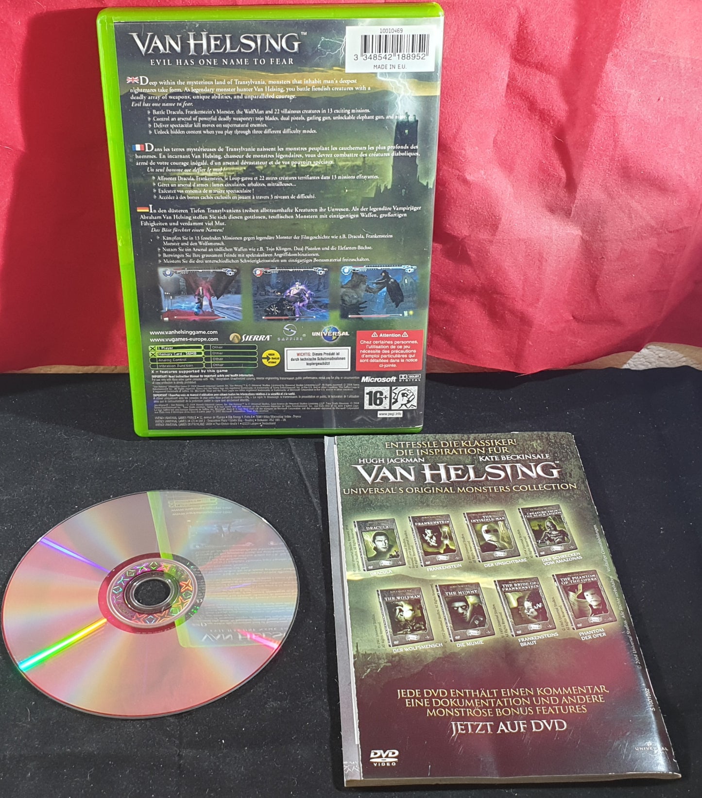Van Helsing Microsoft Xbox Game