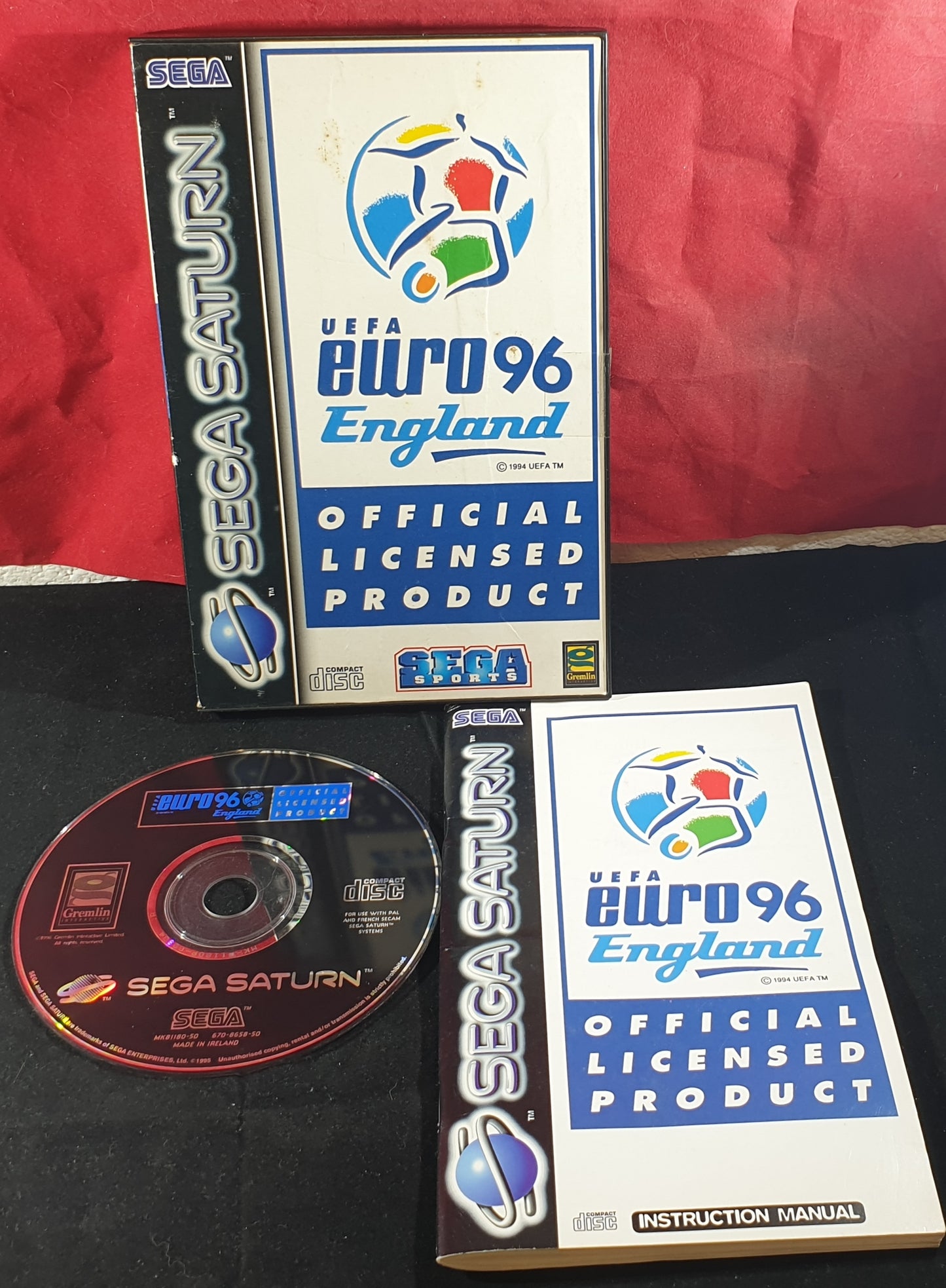 UEFA Euro 96 Sega Saturn Game